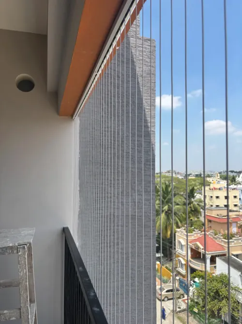 Invisible grill window installation